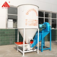 HF best sale 500-1000kg/h vertical type 9ht grinding mixing poultry feed machine